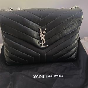 Saint Laurent Medium Loulou Matelassé Leather Shoulder Bag